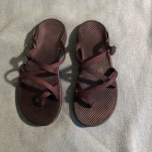 Chaco black backless sandal